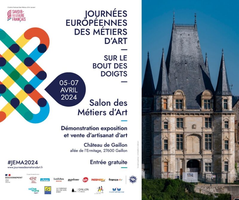 Journées Européennes des Métiers d'Art au Château de Gaillon dans l'Eure