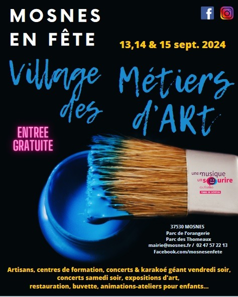 Mosnes en fête Village Métiers d'Art 2024