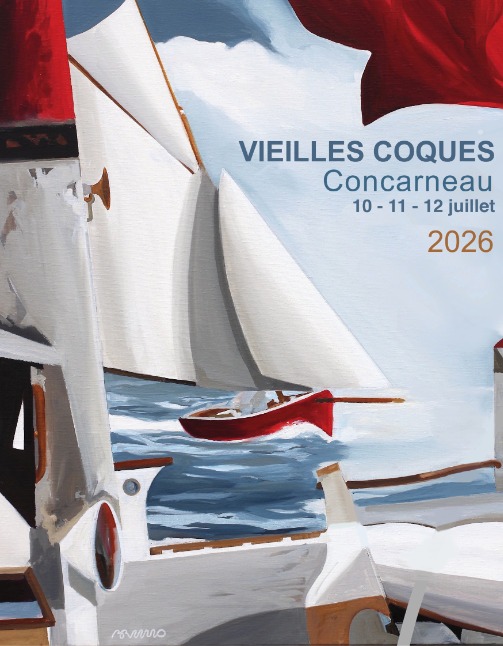 Mes émaux sur métal aux Vieilles Coques 2026 à Concarneau
